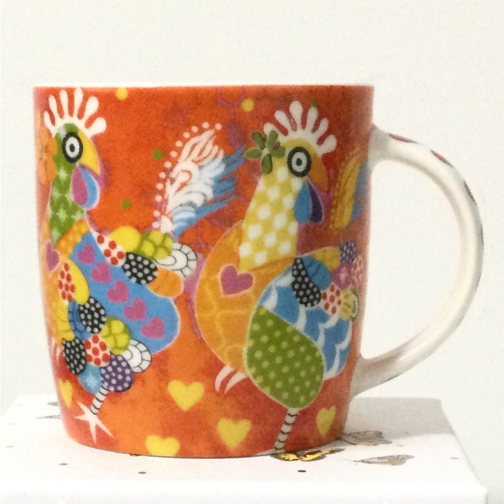 Maxwell & Williams Love Hearts Animal Mug Chicken Dance Design 370 ml.